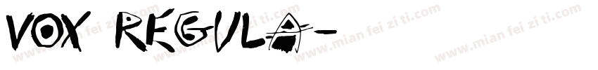 Vox Regula字体转换